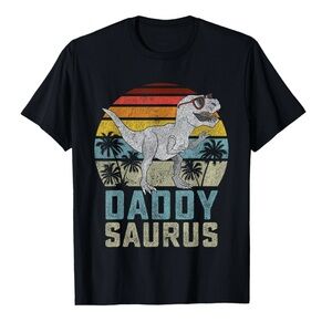 Black Dinosaur Graphic T-Shirt